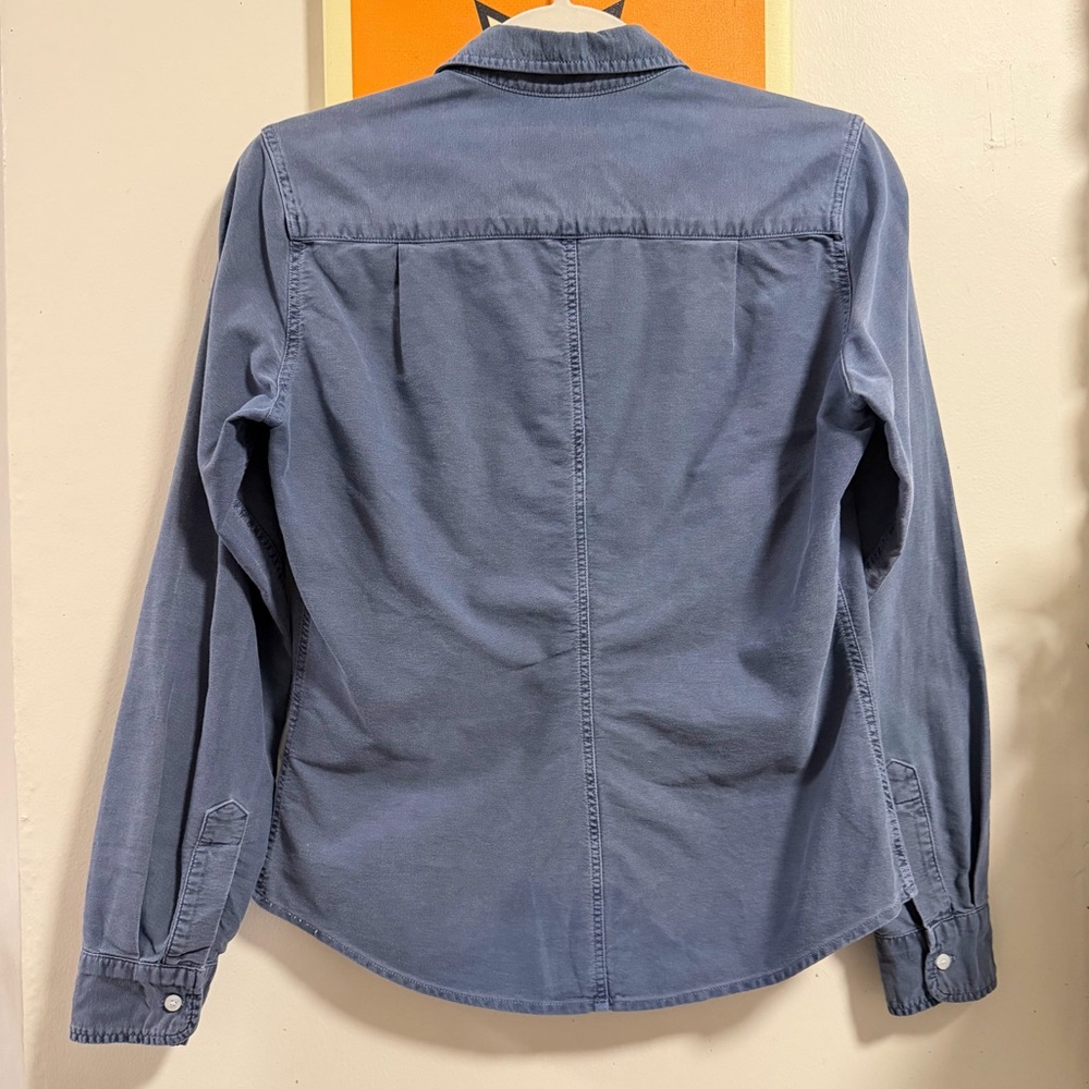 Frank & Eileen Barry Limited Edition Slate Blue Button-Up Shirt Women’s XS - Picture 2 of 12